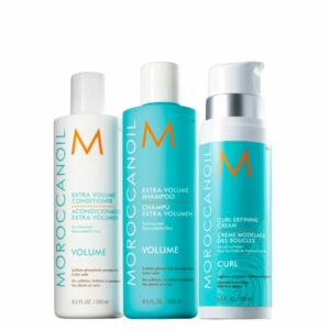 Moroccanoil Kit Extra Volume Shampoo 250 ml + Conditioner 250 ml + Curl Defining Cream 250 ml