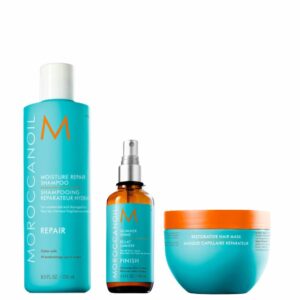 Moroccanoil Kit Repair Shampoo 250 ml+Restorative Mask 250 ml +Shine Spray 100 ml