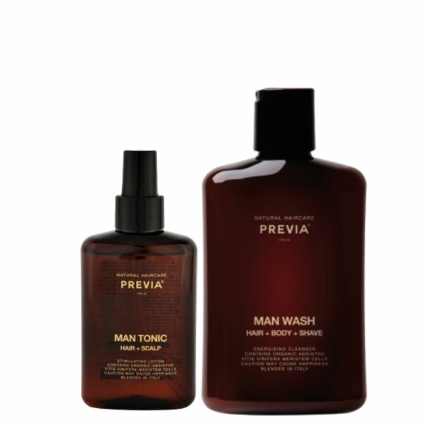 Previa Pack Man Shampoo 250 ml + Man Tonic 150 ml