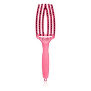 Olivia Garden Fingerbrush Think Pink Hot Pink Medium