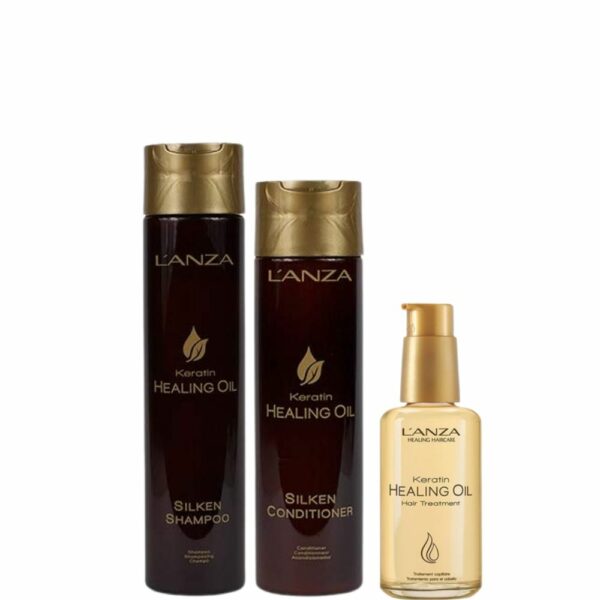 L’Anza Kit Healing Oil Shampoo 300 ml + Healing Oil Conditioner + Healing Oil 100 ml