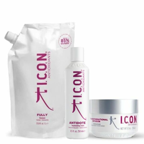 Icon Pack Antiossidante Fully 1000 ml + Infusion 250 ml + Antidote 250 ml