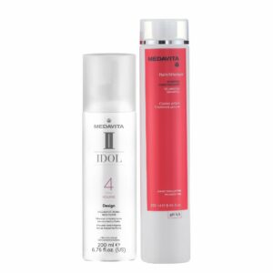 Medavita Hairchitecture Duo Volumizing Shampoo 250 ml + Idol Design Medium Strong Hair Foam 200 ml