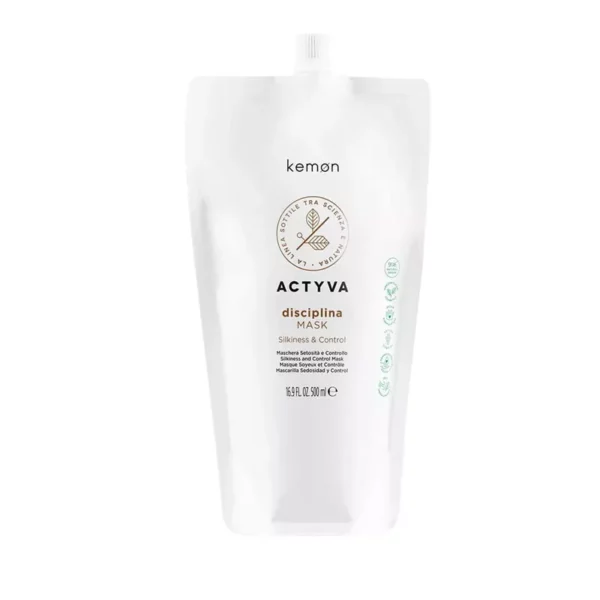 Kemon Actyva Disciplina Silkiness e Control Mask 500 ml